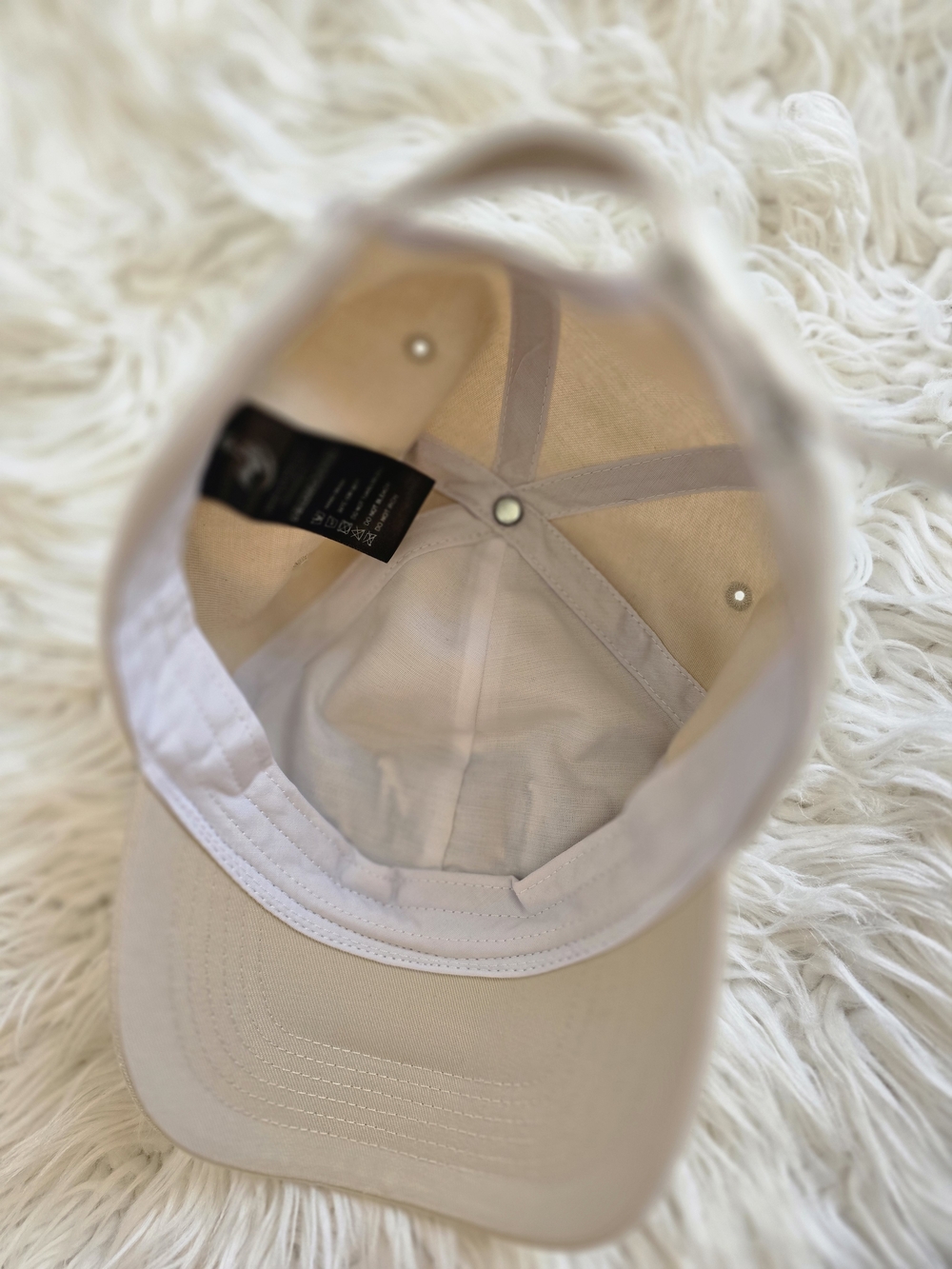 MAMA EST 2025 Embroidered Baseball Cap - Cream - Picture 3 of 3